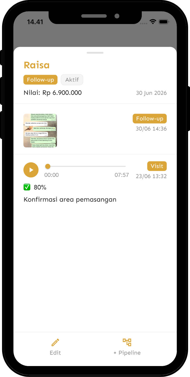 Omnichannel Pipeline screenshot
